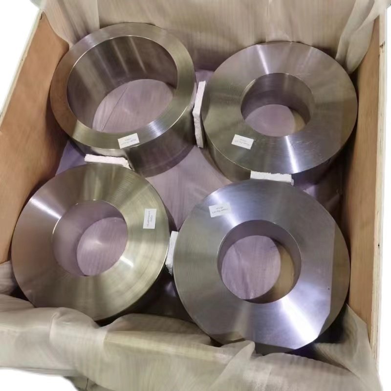 Titanium Alloy Forging Parts GR5 Forged Ring Hot Forging Ring Rolling Machine Forged Titanium Ring for Aviation Industry