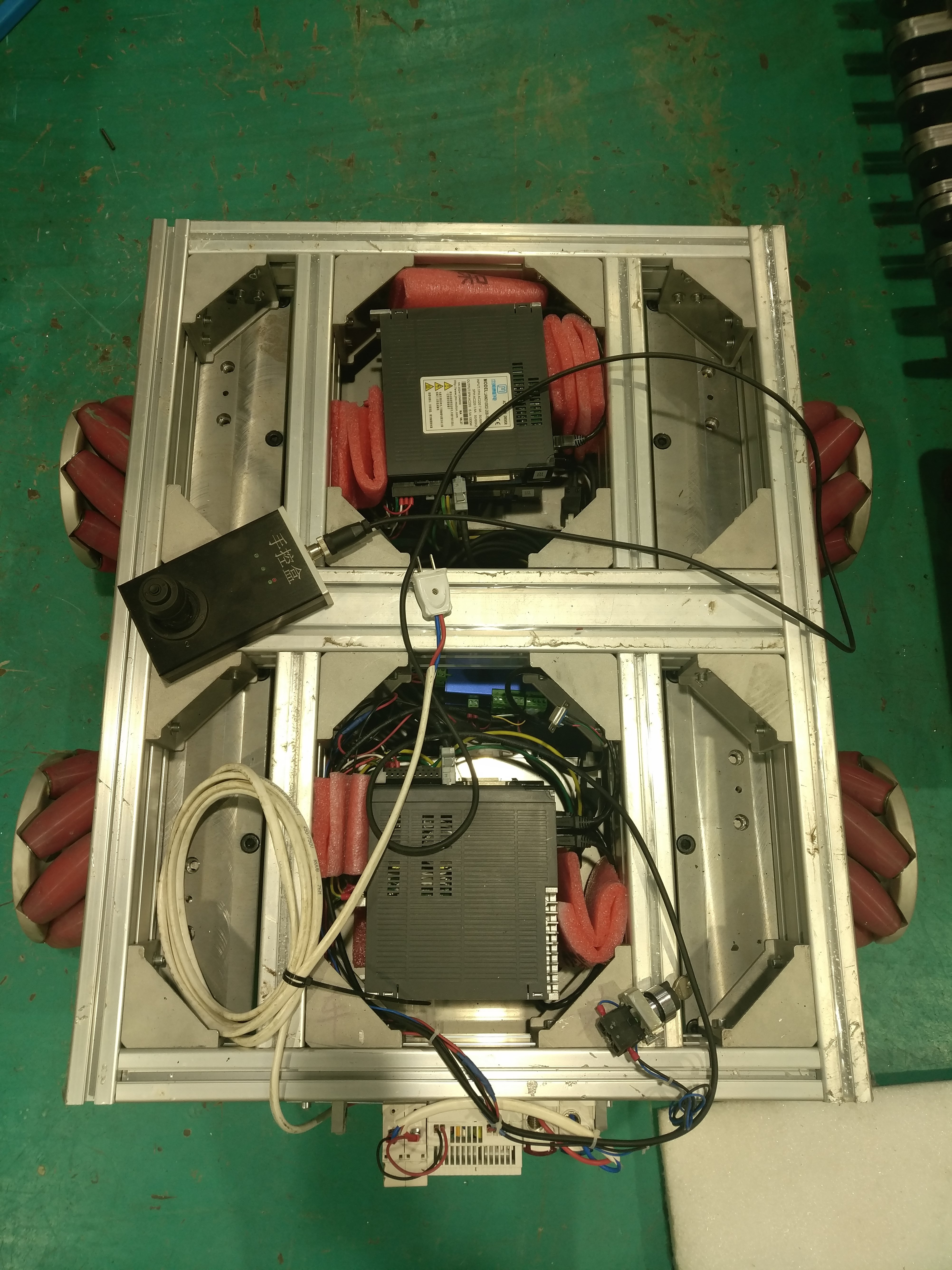 Mecanum Aluminium Trolley Wheel with Polyamide Ground Sleeve for Mining and Construction