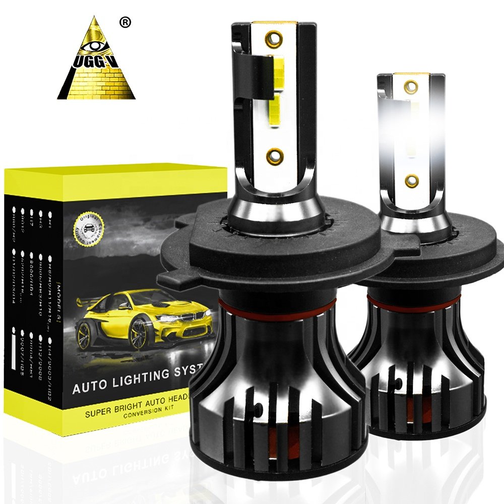 Ultra High Power CSP Chip LED Headlamp Lifetime Led Bulb IP65 Bi Led Universal for Car All Write Led 12 Voltage 12V CE ROHS 54