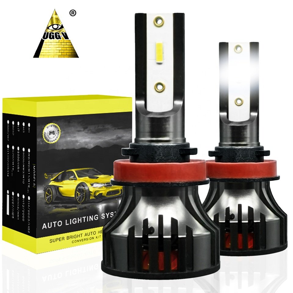 Ultra High Power CSP Chip LED Headlamp Lifetime Led Bulb IP65 Bi Led Universal for Car All Write Led 12 Voltage 12V CE ROHS 54