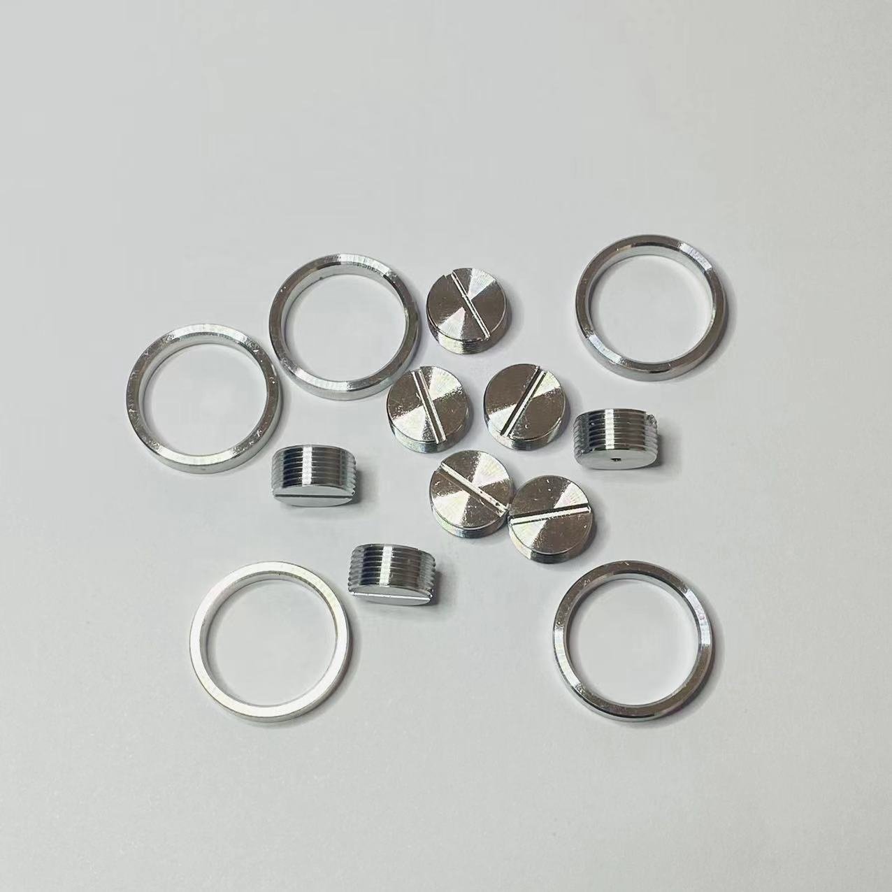 Clock Parts Custom Size Colors Brass Metal Made Round Frames for Wall Clock Cnc Machine Aluminium