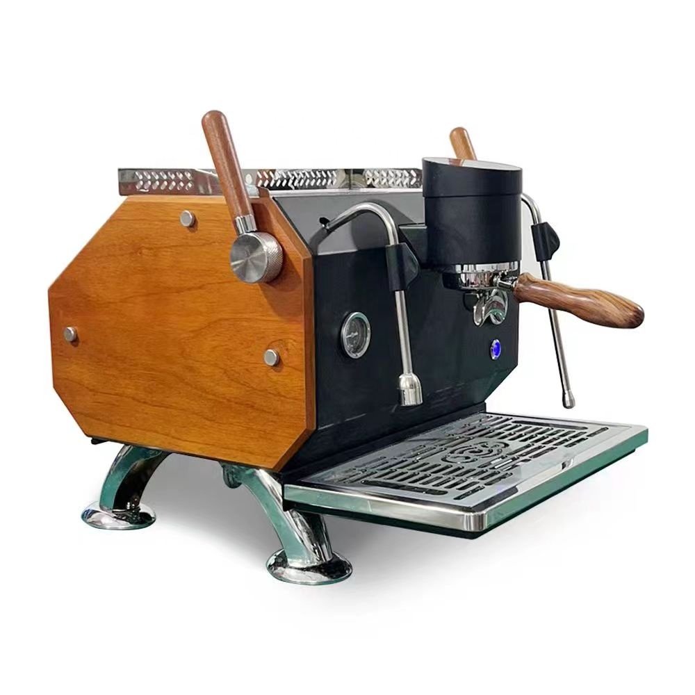 Semi-automatic Professional Double Boilers Copper Pipe Home Commercial Cafe Cafeteras Espresso Coffee Machine