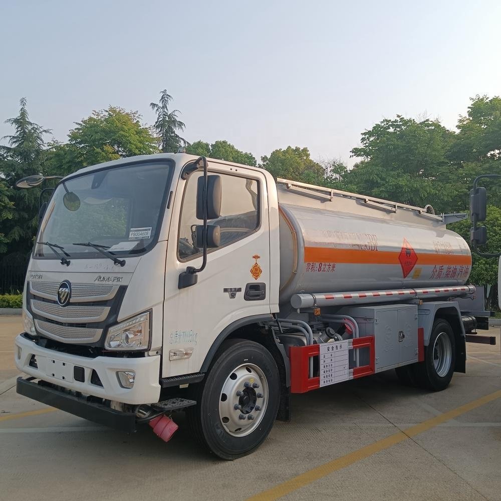8 square Fukuda Omark 4*2 Single Bridge Refueling Truck