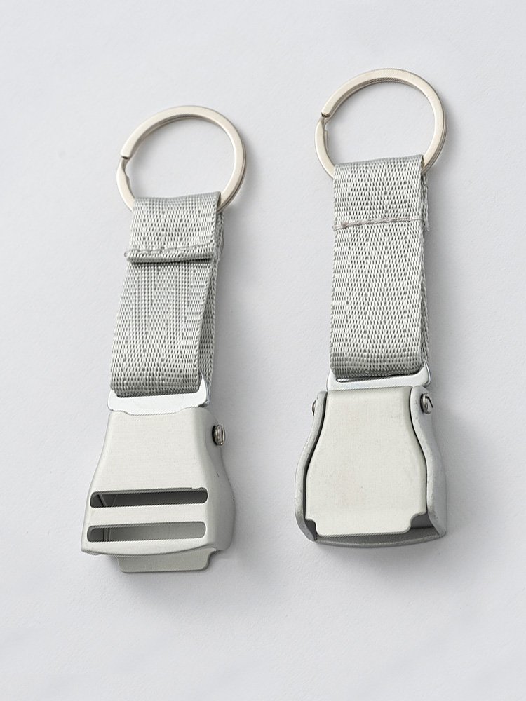Flight Pilot Aviation Gift Travel Bag Airplane Buckle Seatbelt Safety Seat Belt Keychain for Backpack