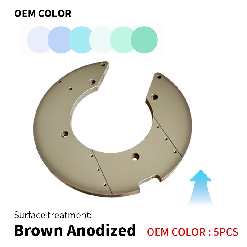 Innovate Aluminum Machine Part Services Anodized Laser Spare Parts Car for Semiconductor Equipment Accessories