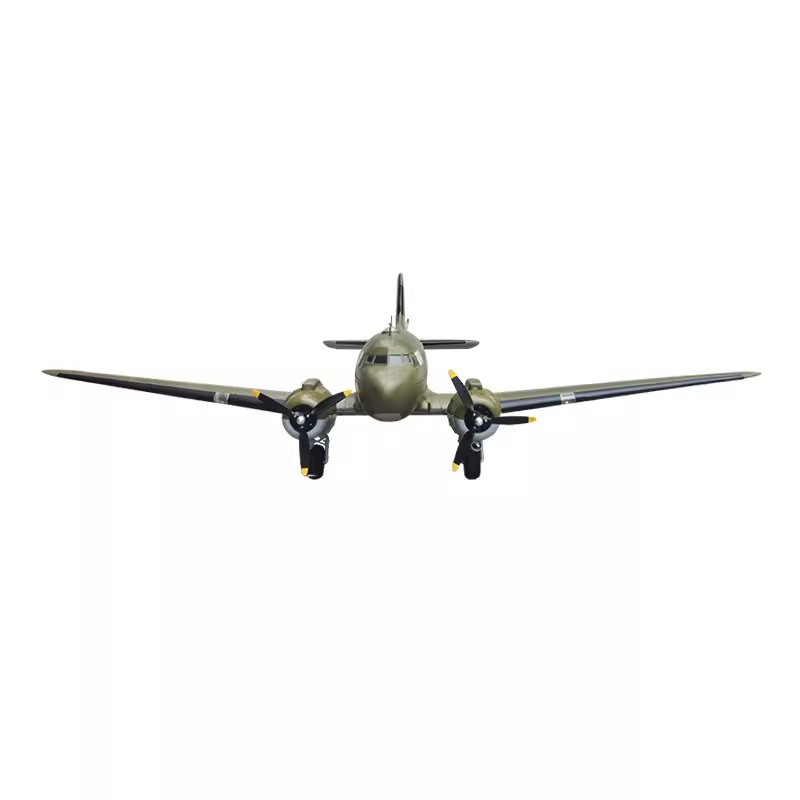 C47 Transport Propeller Aircraft with 1600mm Wingspan EPO Material Dual Motor Power RC Model aircraft