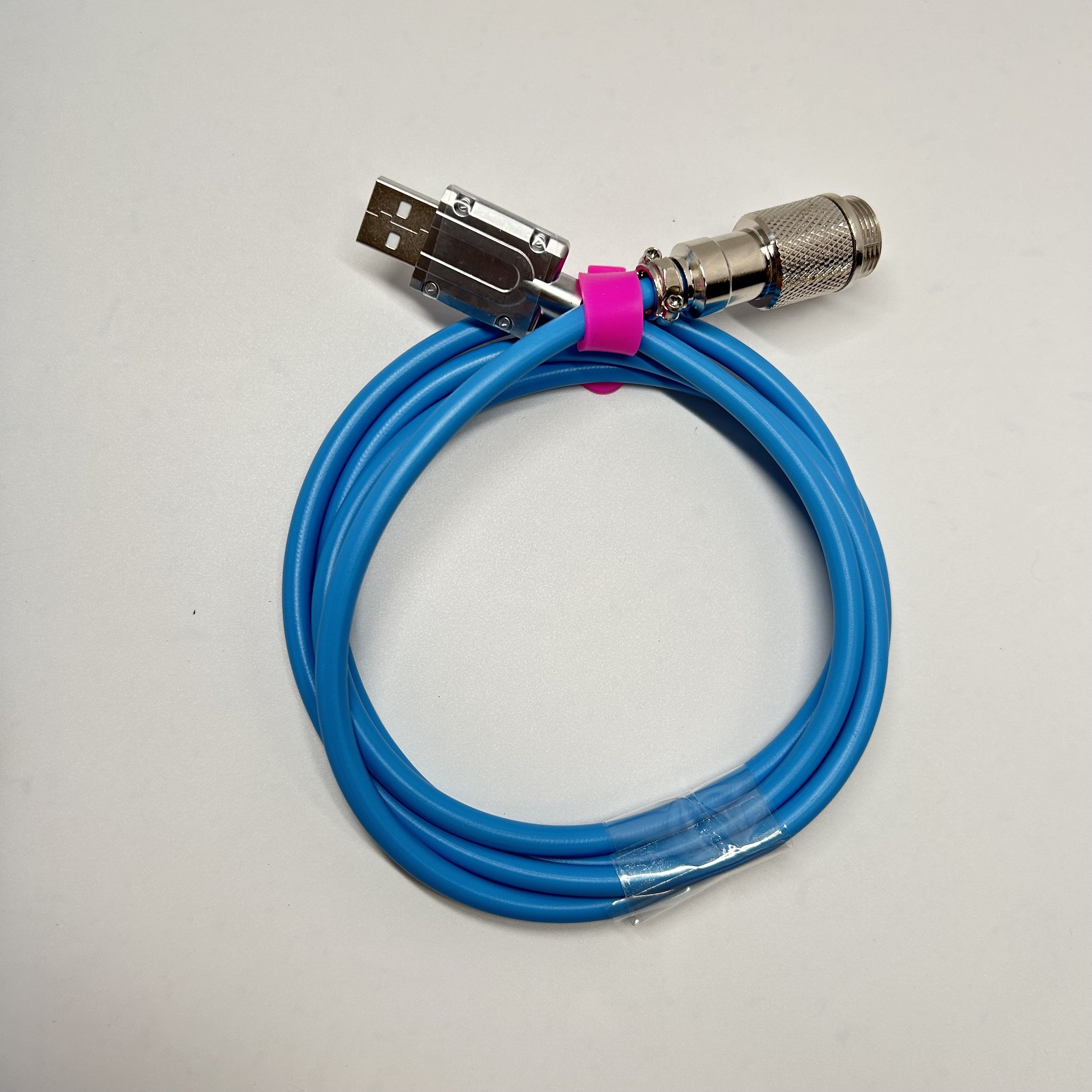 BSUN Durable Custom Customize Type c Spring Spiral Usb Cable Mechanical Keyboard Coiled Cable Keyboard