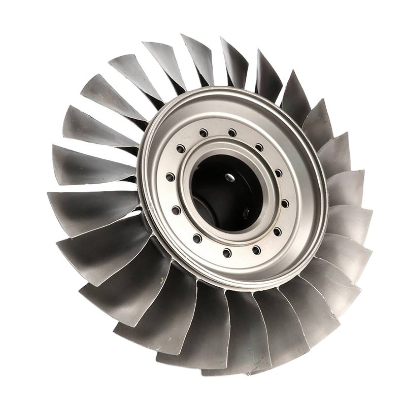 Custom Cnc Milling Machined Titanium 5 Axis Cnc Machining Spiral Fan Blades 6061 7075 Aluminum Impeller CNC Machining Service