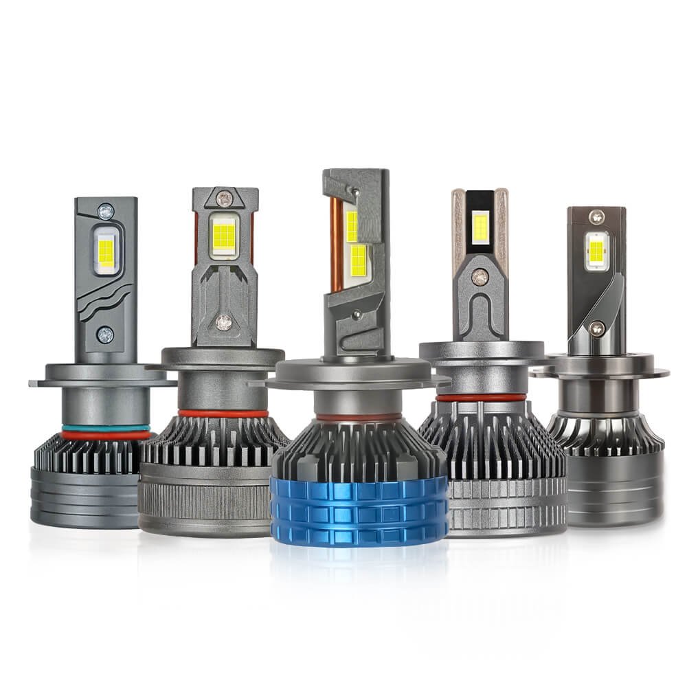 H11 H4 H7 9006 9005 H8 HB4 3000K Fanless Led Fog Light Bulb Mini Size Auto Led Headlight Lamp for Car Accessories