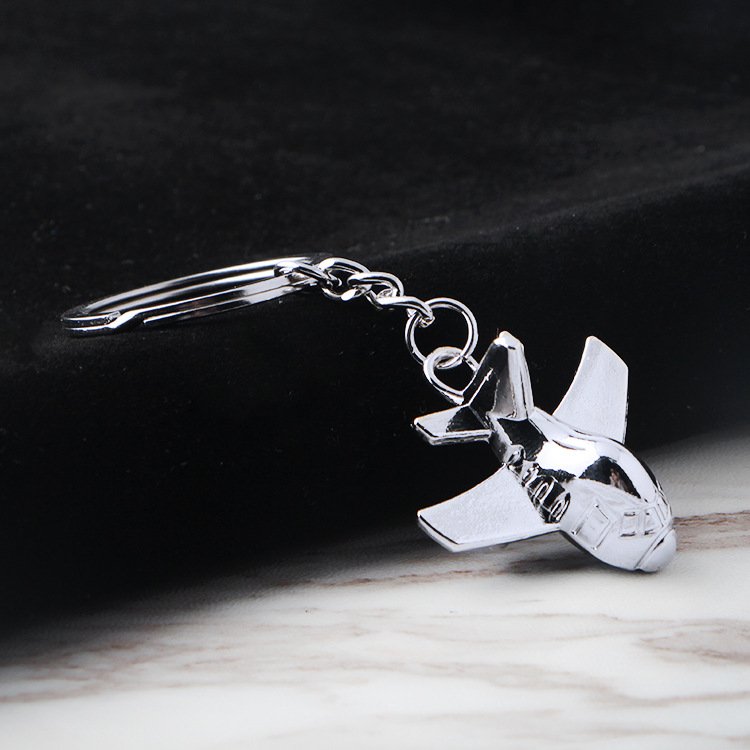 Wholesale Personalize Custom Logo Metal 3d Souvenir Pilot Gift Aviation Plane Accessories Key Chains Aircraft Airplane Keychain