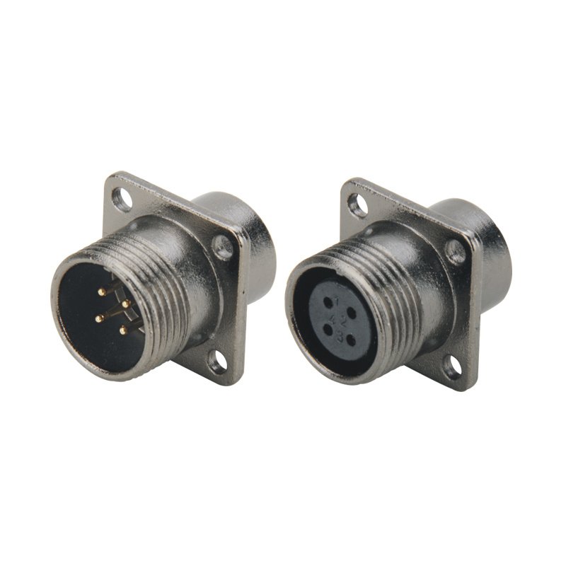 Weipu ST12 Metal 3Pin Brass Cable Connector Circular Aviation Plug Waterproof IP67 Nickel Contact Alloy Screw Threaded for Power