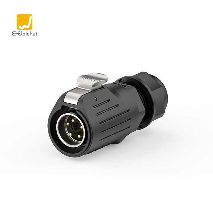 E-Weichat EW-LP20 2/3/4/5/6/7 Pins Male Female Aviation Plug Industrial Connector Device Connector IP67 Waterproof Connector