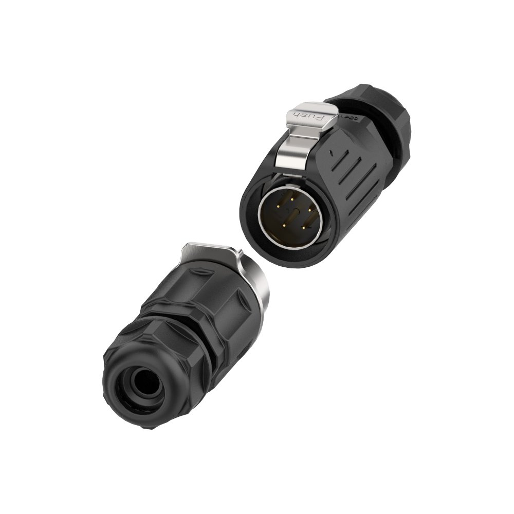 E-Weichat EW-LP20 2/3/4/5/6/7 Pins Male Female Aviation Plug Industrial Connector Device Connector IP67 Waterproof Connector