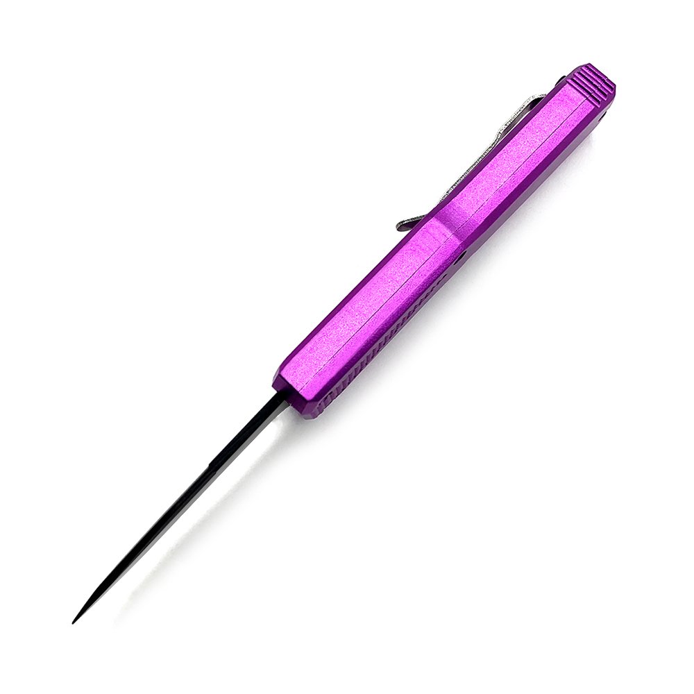 Fashion Design Outdoor Camping Knife Mini Self-Defense Knife Unpacking Tool With 440 Blade Aluminum Handle Convenient Carrying
