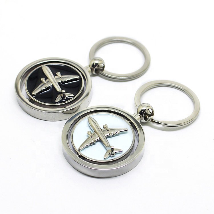 Wholesale Manufacture Custom Aviation Theme Air Aircraft Mode Warplane Key Chain Accessories 3D Metal Fighter Airplane Keychain