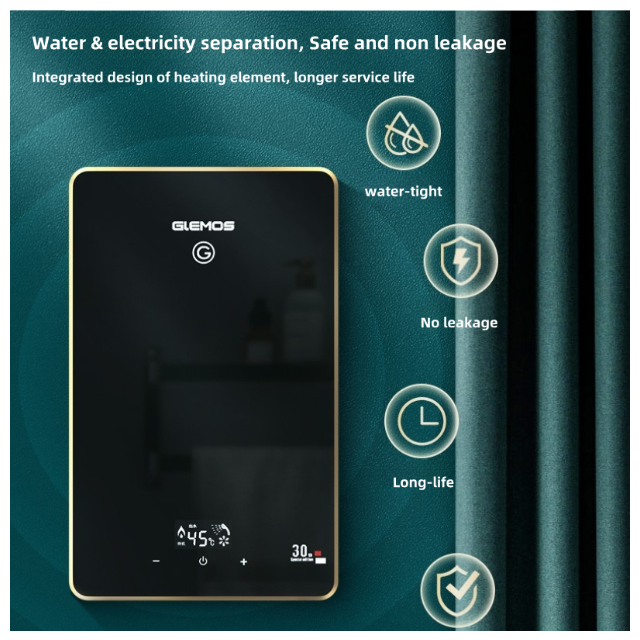 Factory Price Smart Portable Instant Electric Hot Water Heaters for Rv Hotel Car Household Shower Kitchen Bathroom Whole House
