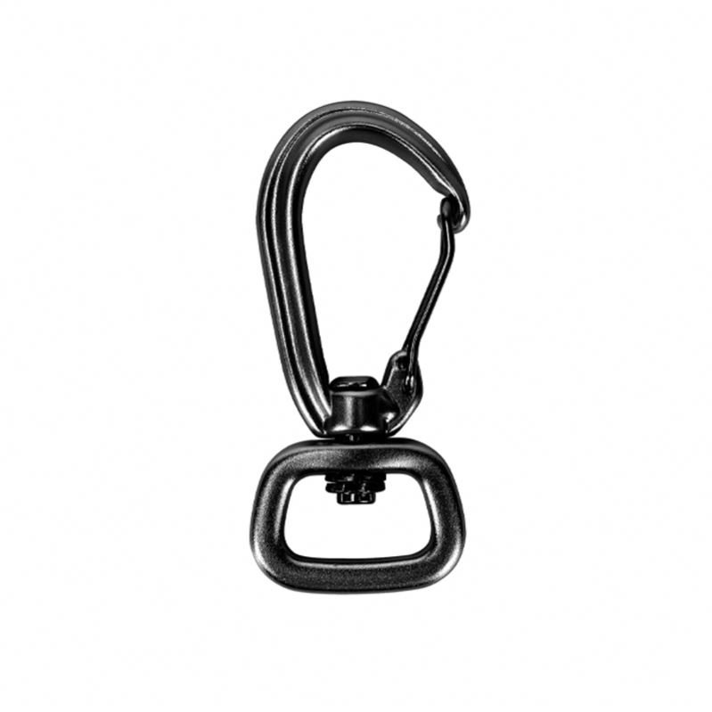 Wholesale Small Size 4kn Aluminum Swivel Snap Hook Keychain Wire Carabiner Clip