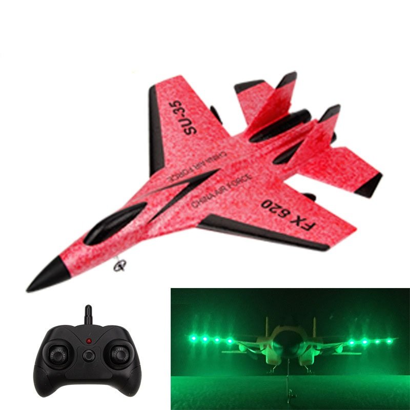 2.4G 2CH Foam Airplane Model SU35 Remote Control Glider Outdoor Flying Rc Jet Aircraft Plane Airplane Toys