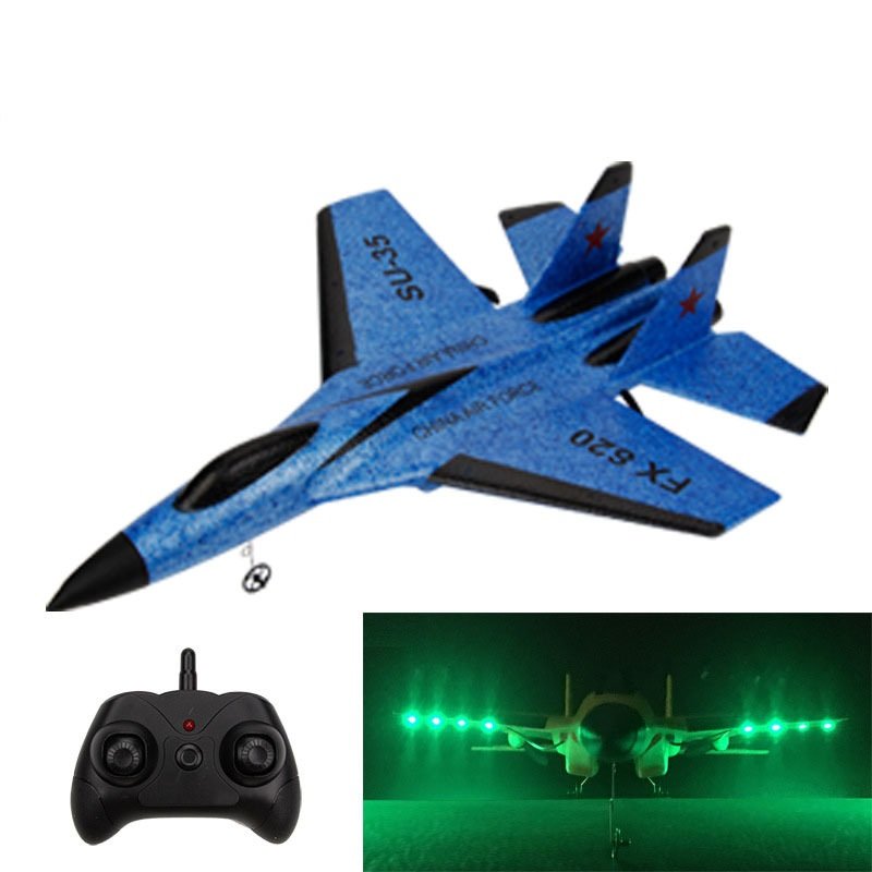 2.4G 2CH Foam Airplane Model SU35 Remote Control Glider Outdoor Flying Rc Jet Aircraft Plane Airplane Toys