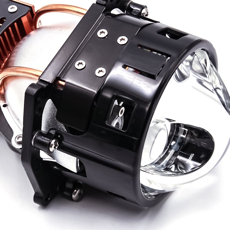HENVVEI Super U6 3 Inch Led Projector Lens Headlight 6000k 4500LM Led for Auto Lights Upgrade Laser Bi-LED Projector