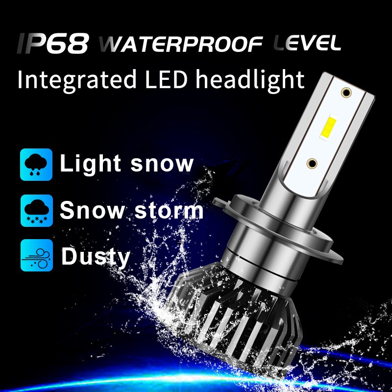 H1 H3 H4 9005 9006 H11 H7 Rgb Led Auto Car Headlight 12V CSP3570 Aviation Grade Aluminum Light Type Adjustable