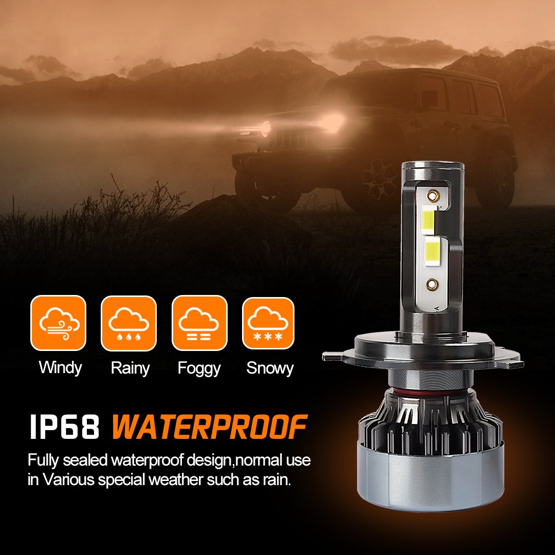 OEM High Power 120w 10000lm H1 H4 H7 H11 9004 9005 9006 9007 Car Light Accessories Led Headlight Bulb