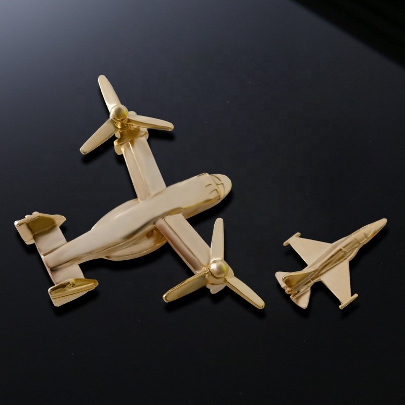 Zinc Alloy Custom Wholesale Cute Airplane High Quality Plane Brooches Metal Enamel Pin