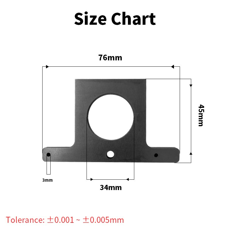 Custom Aluminum Alloy Piece Machine Part Services Turning Anodized for Semiconductor Equipment Accessories