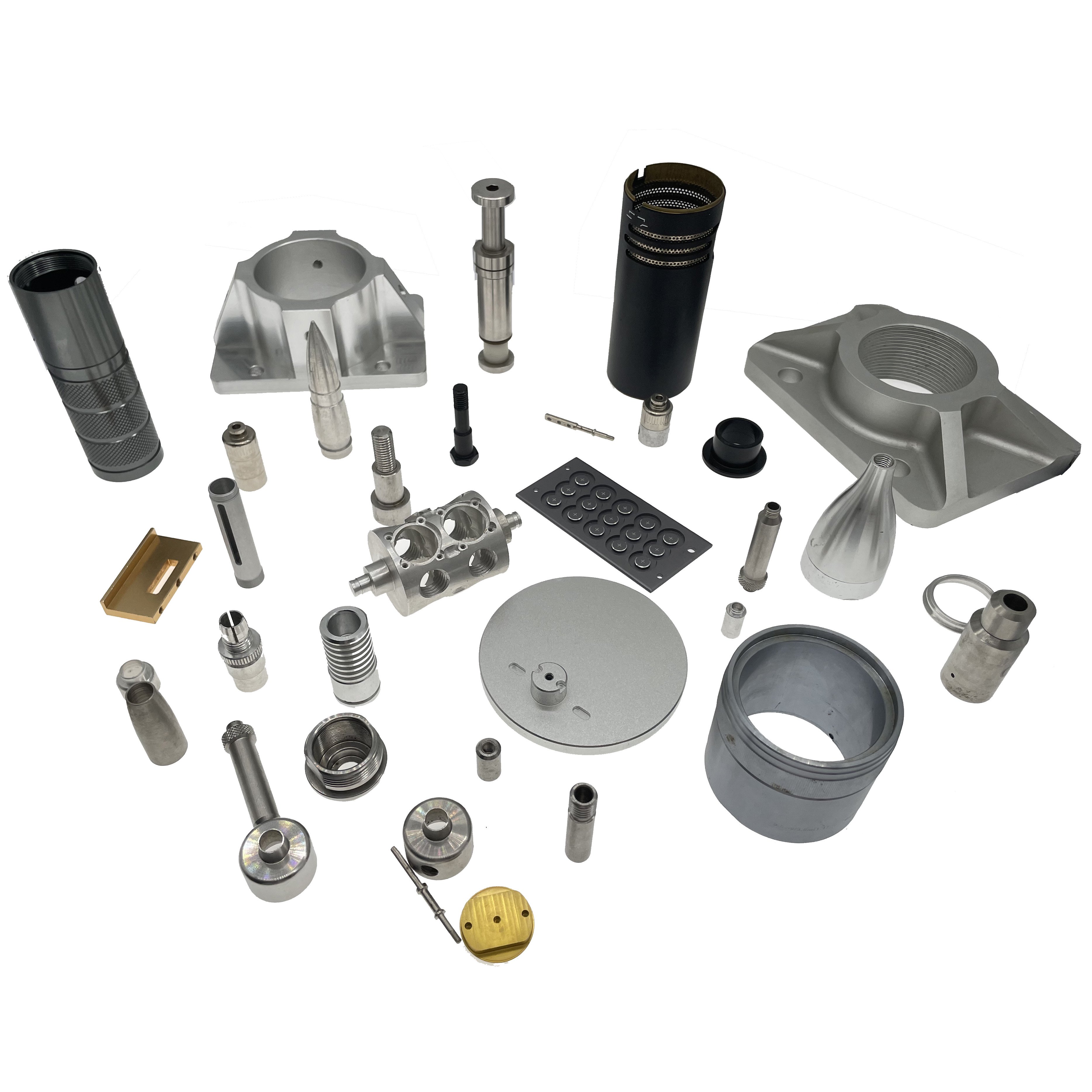 Custom 5 Axis Center CNC Lathe Service Stainless Steel Fabrication Anodized Aluminum Aviation Parts Copper Brass Hardware Parts