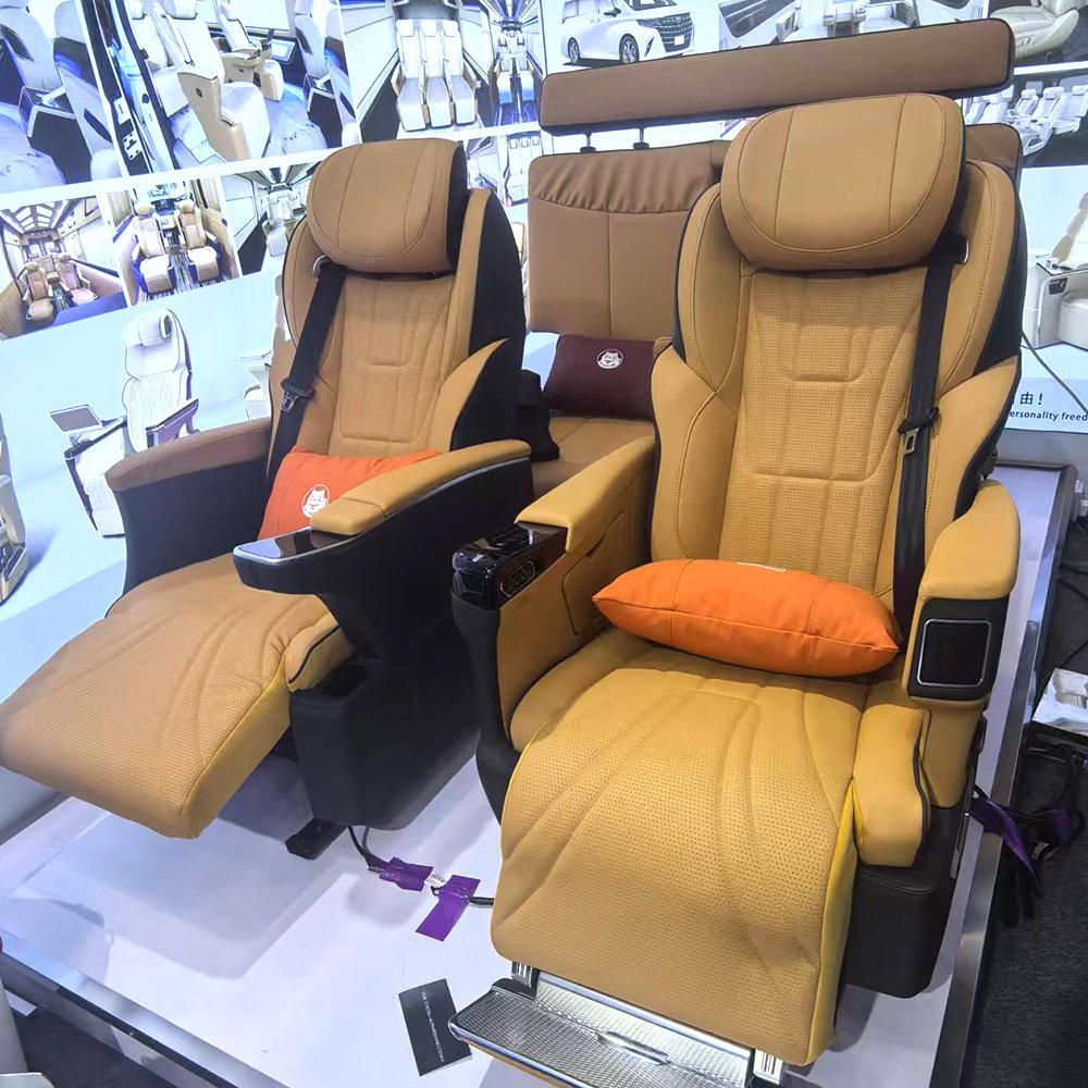 Automotive Luxury Seat Car Interior Accessories Retrofit Leather Rear Car Aviation Seats