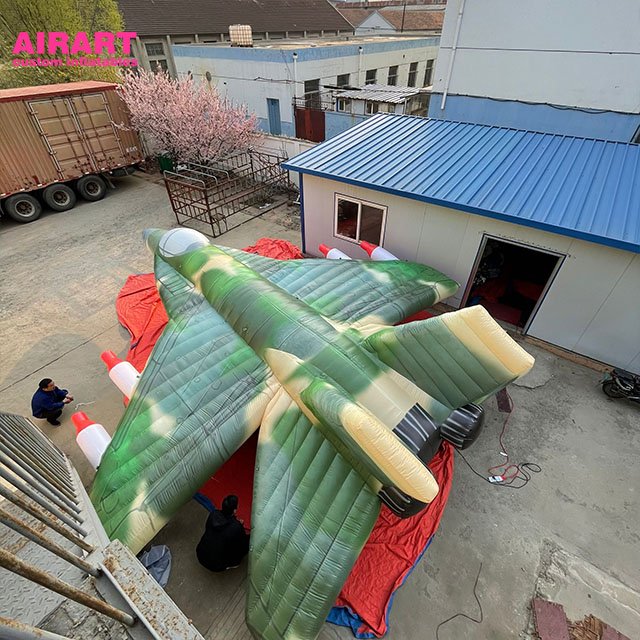 PVC Giant Inflatable Fighter Jet aircraft Plane Model Balloon