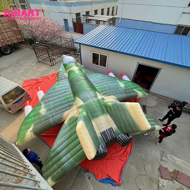 PVC Giant Inflatable Fighter Jet aircraft Plane Model Balloon