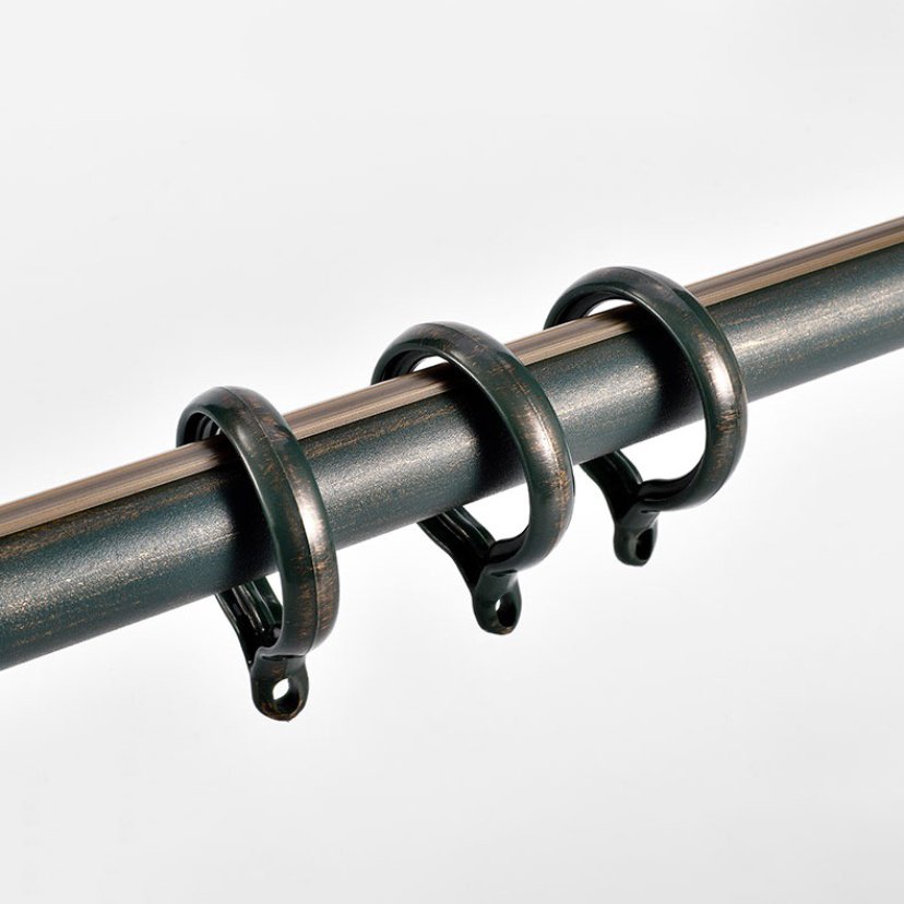 China Factory European Style Double Pole Metal Curtain Rods for Living Room Decor Quality Tracks & Accessories