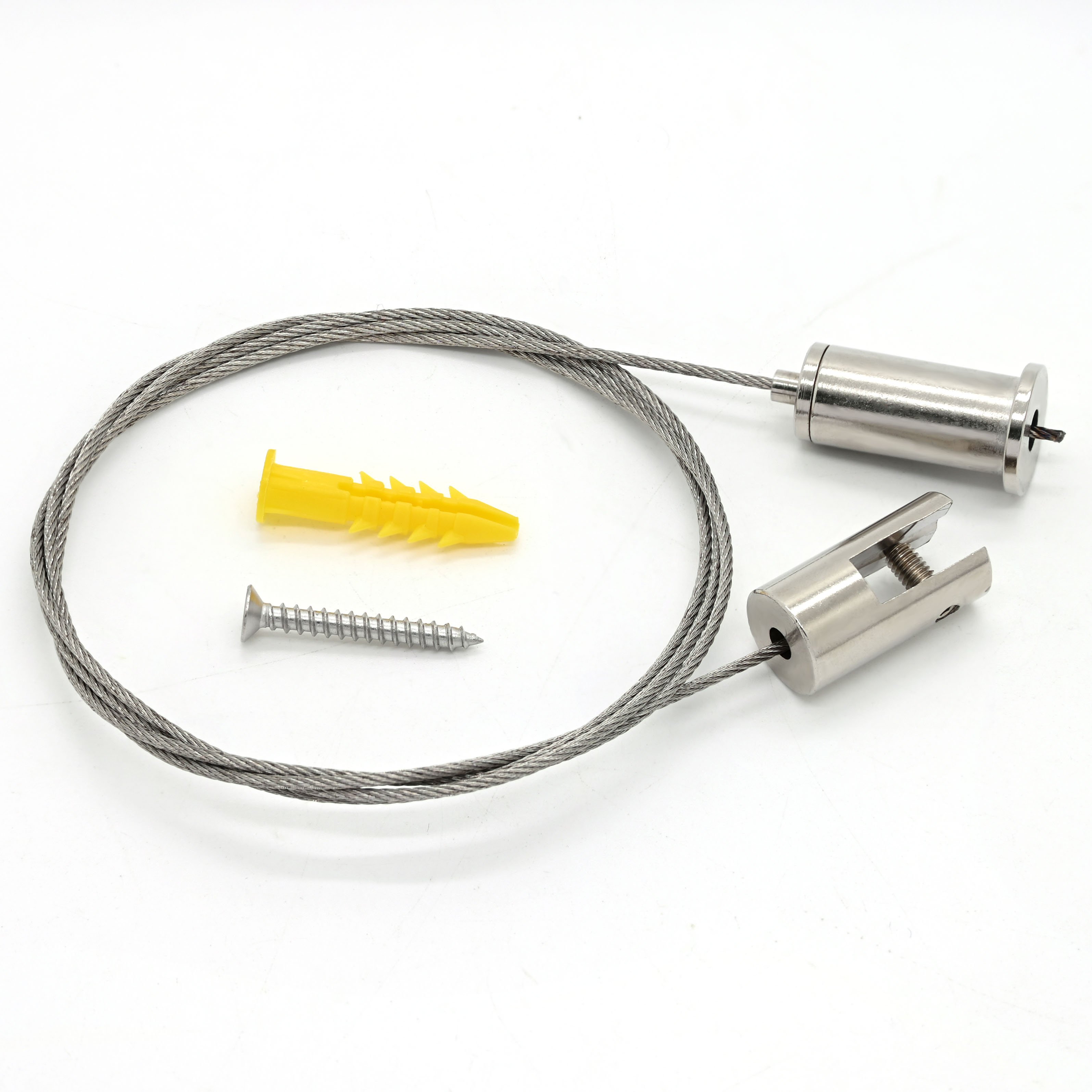 Ceiling Light Fixture Mounting Hardware Stainless Steel Cable Holder And Aircraft Cable Gripper Suspension Kit