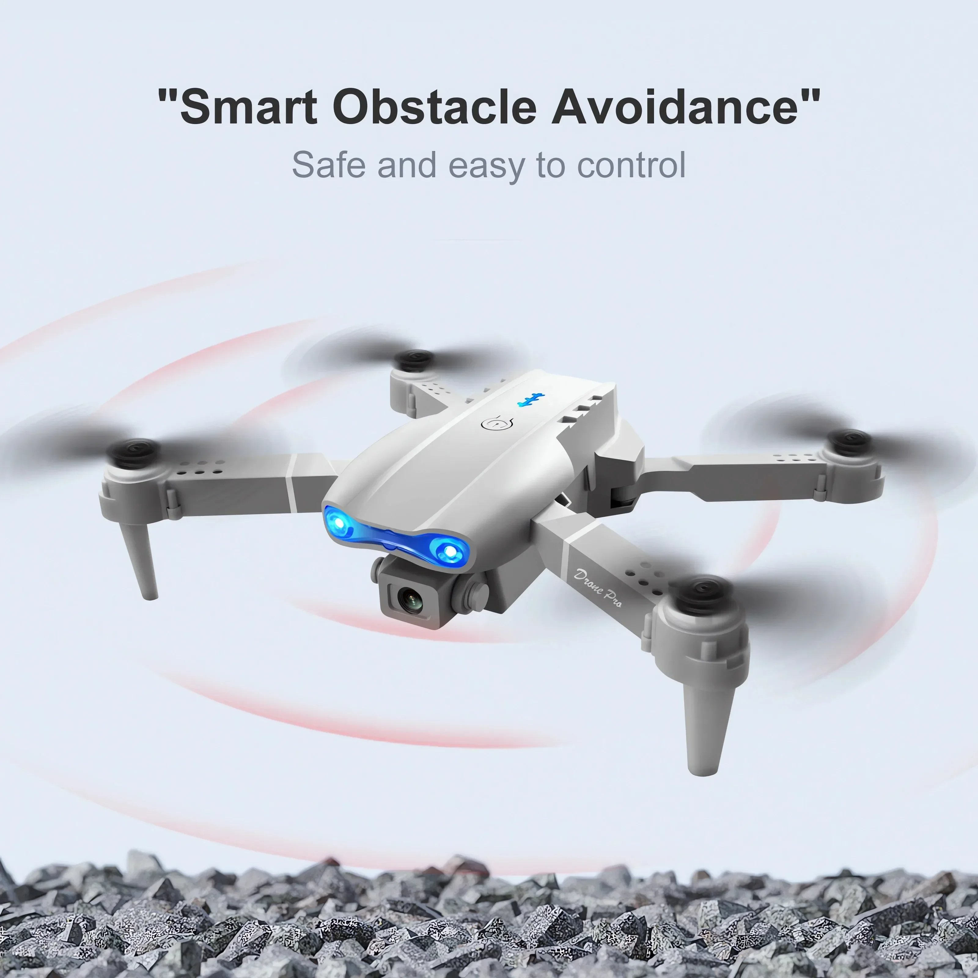 Hot Selling Drone E99 Pro Hd 4k Dual Camera Remote Control Toy Mini Drone Brushless Machine 2.4GHz Wifi 3D RC Drone Foldable