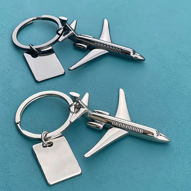 Multifunctional Travel Accessories for Airplane Custom Metal Keychain Airplane Keychain Airplane Accessories