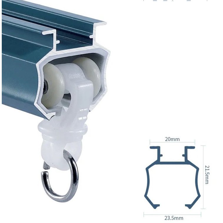 Luxury Cheap Price Room Dividers Ceiling Mounted Curtain Rail Track