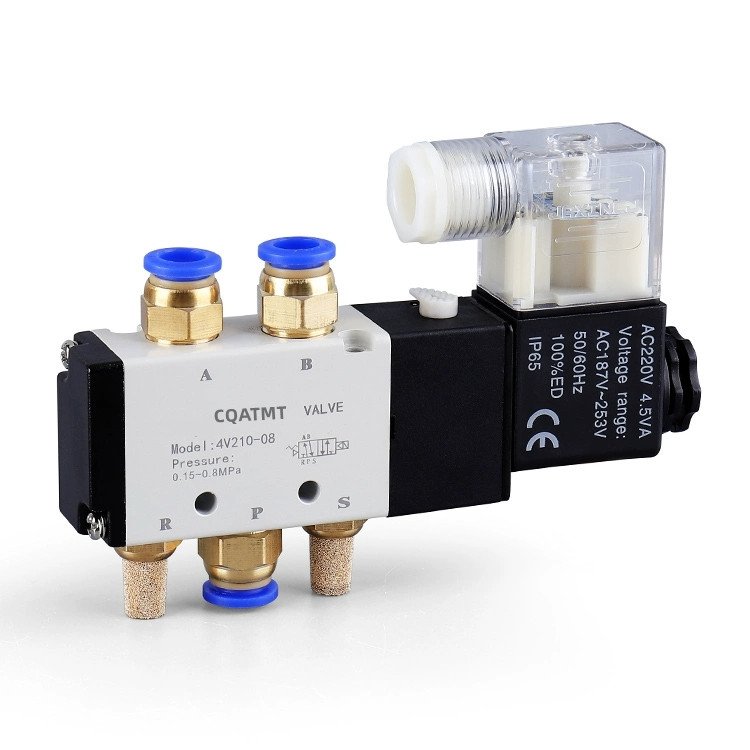 CQATMT Air Solenoid Valve 24 Volt Electric Dc 12V Mini Micro Solenoid Air Valve Solenoid Air Valve 12V