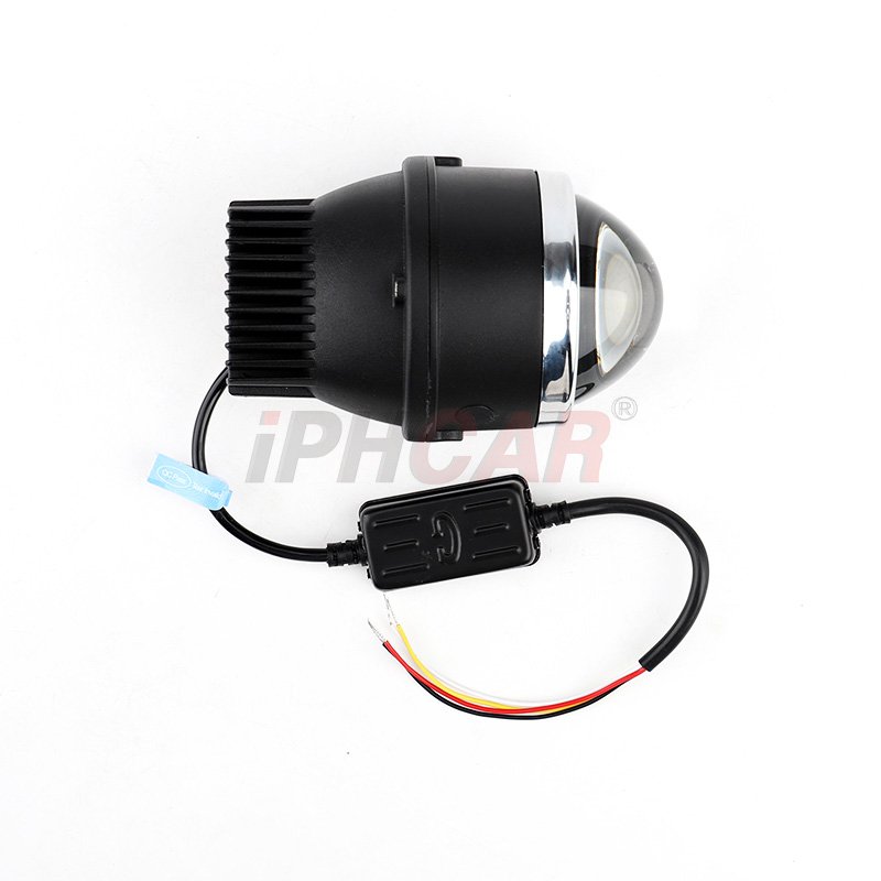 IPHCAR Super Bright Waterproof Bi LED Projector Fog Lamp Universal Fog Lights for Any Car