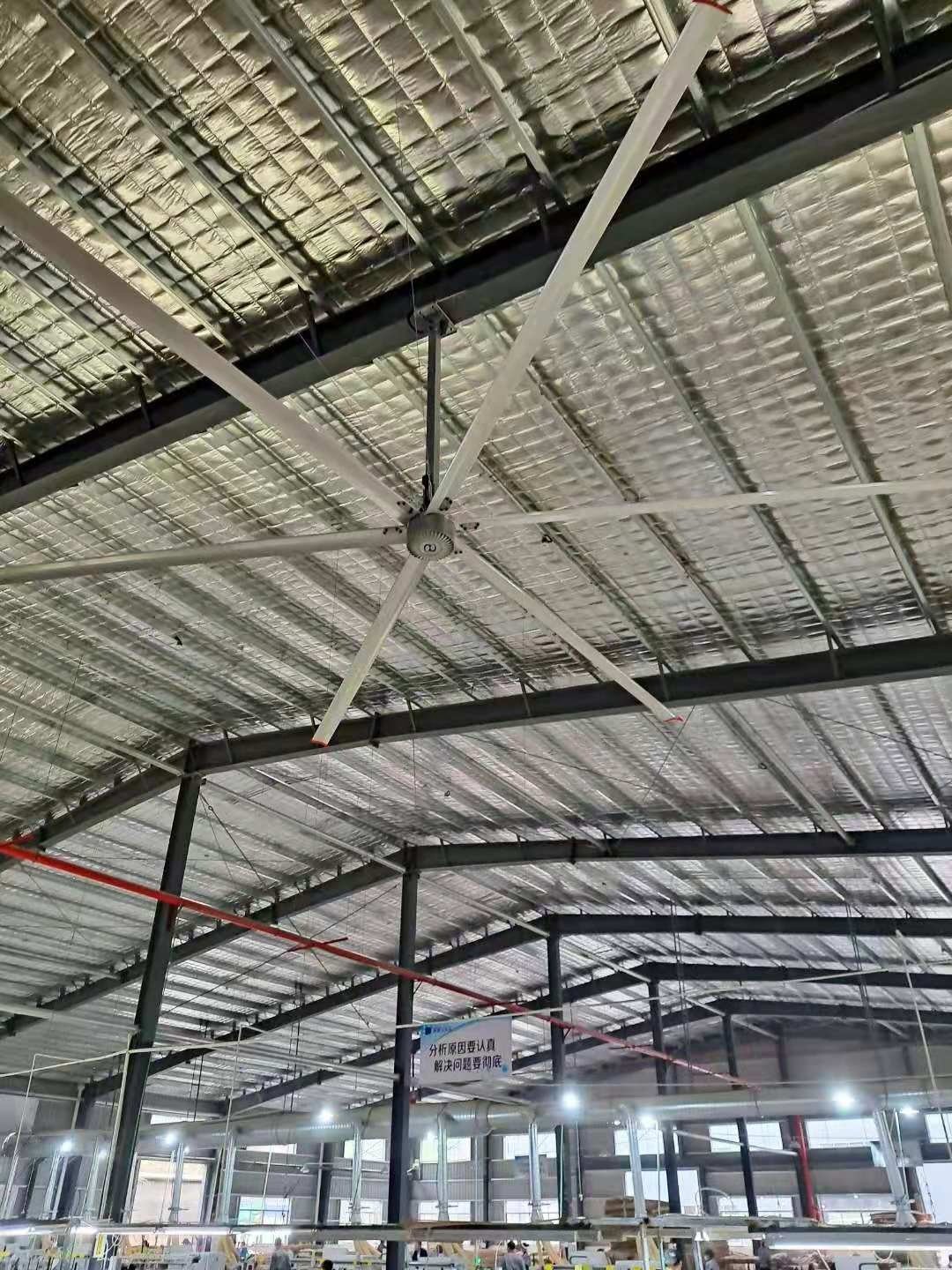 OEM ODM Factory Direct 16ft HVLS Ceiling Helicopter Fan with Aviation Aluminum Blades