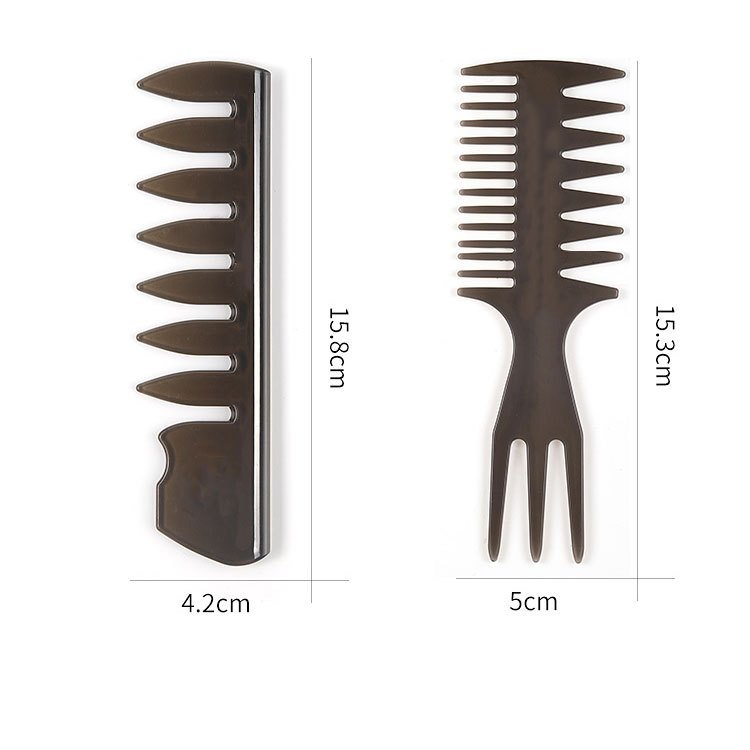 Custom logo OEM/ODM manufacturers men retro oil head comb aircraft head big back hair comb special hair styling wide tooth comb