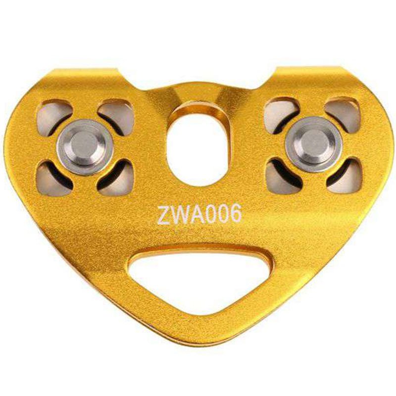 30KN Outdoor Climbing Zip line Accessories rope pulley Steel 7075 Aviation Material Outdoor Games Playground Equipment