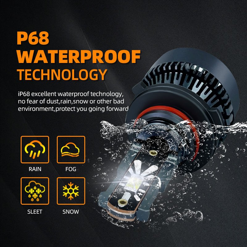 32w Led Headlight Bulb Car Accessories H4 Led Headlights H7 H8 H11 9005 9006 COB Chip K1 Led Headlamp for Universal Car