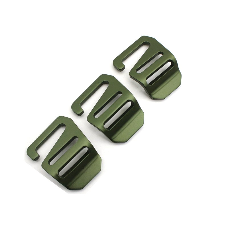 Customized Logo 25mm Backpack Accessories Durable Thickening Type G Hook Aluminum Buckle