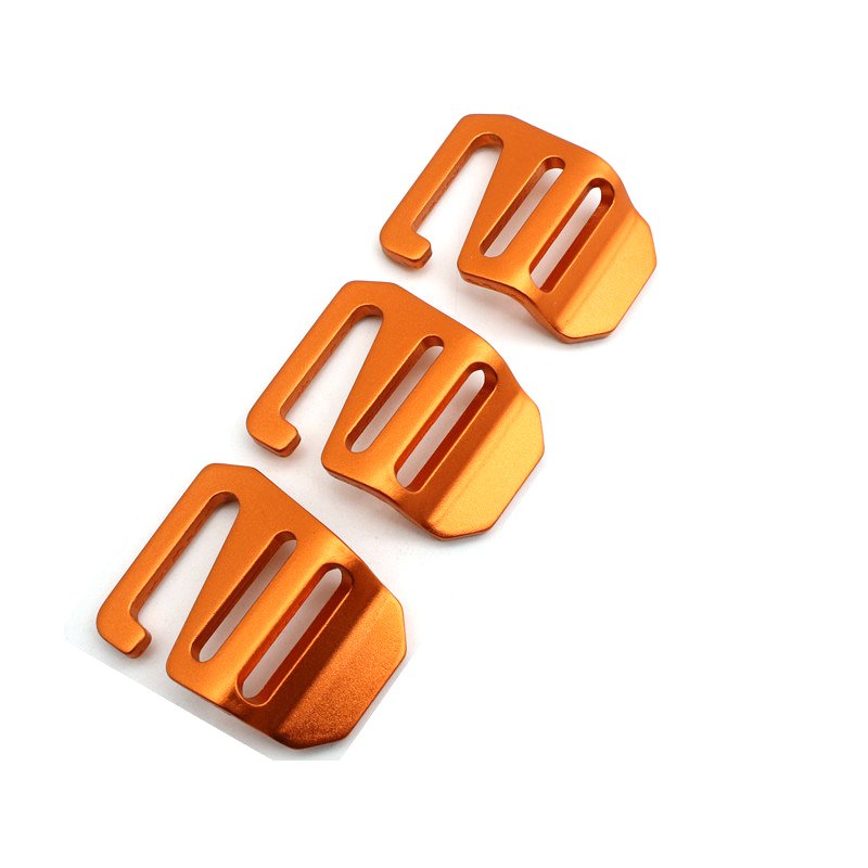 Customized Logo 25mm Backpack Accessories Durable Thickening Type G Hook Aluminum Buckle