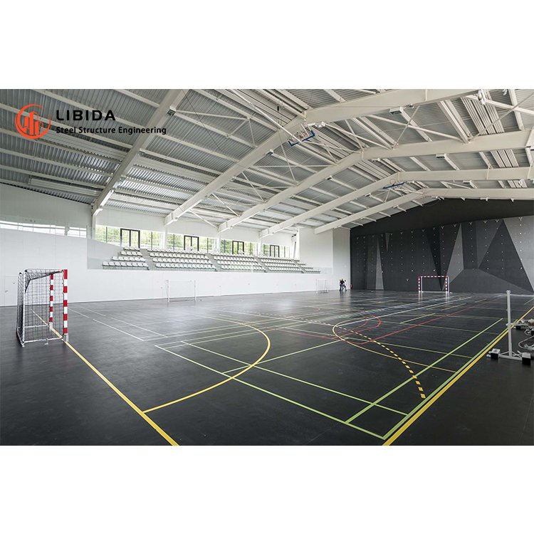 High Quality Industrial Steel Structure Building Factory Prefabricated Hangar Aircraft Prefab Steel Structure Sport Hall