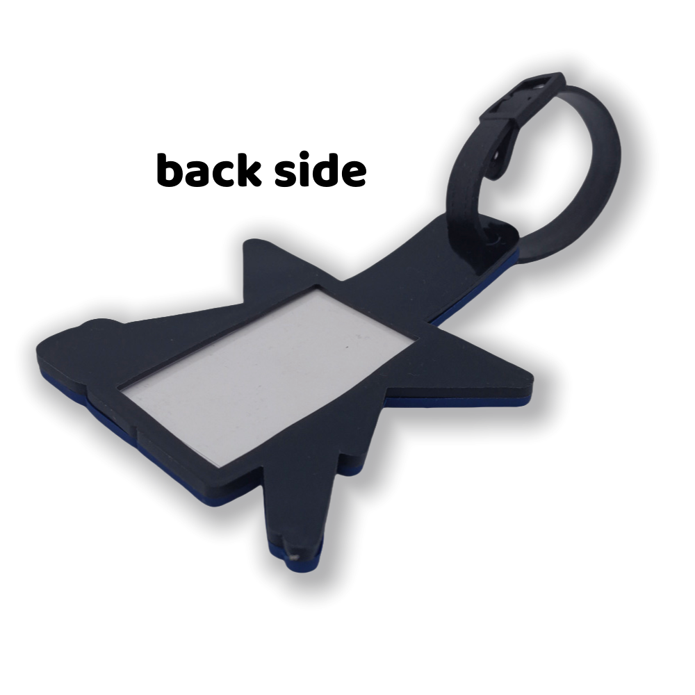Custom Logo Soft PVC Promotional Luggage Tag For Adding Personal Touch To Luggage