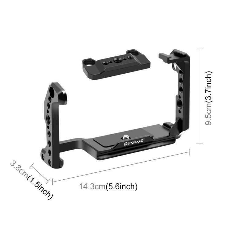 Good Quality for Sony ILME-FX30 / FX3 PULUZ Metal Camera Cage Stabilizer Rig With NOTA Slider Camera Accessories