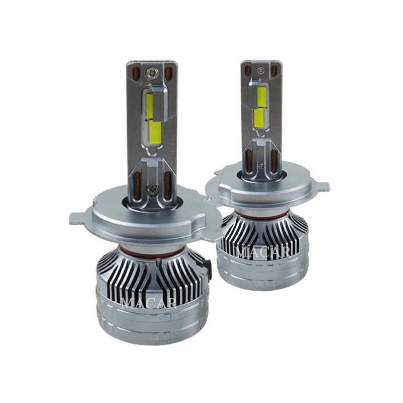 MACAR Wholesale Price 120W Car Light Bulb Automotive Headlamp Accessories Auto Headlight H11 H7 Led H4 Canbus Mini Led H4 120W