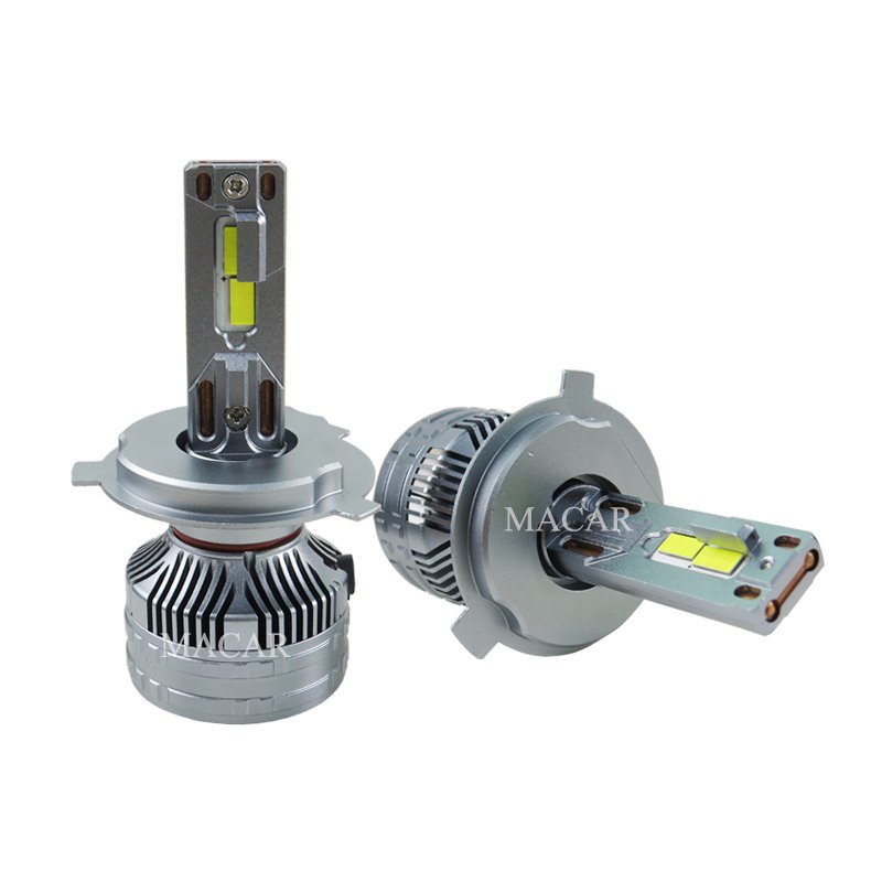 MACAR Wholesale Price 120W Car Light Bulb Automotive Headlamp Accessories Auto Headlight H11 H7 Led H4 Canbus Mini Led H4 120W